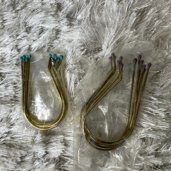 BabyBliss Hot Roller Hair Pins Large and Medium Purple Blue - Picture 1 of 5